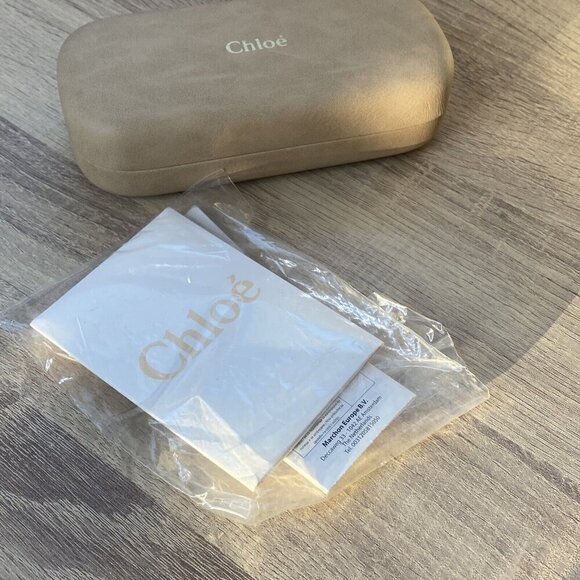 CHLOE Boho Butterfly CE175S 749 Peach Brown Pink Gradient 63mm Sunglasses (#675) main image 6